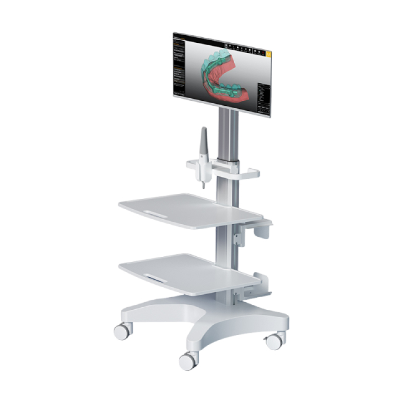 Ergonomic Intraoral Scanner Workstation Cart