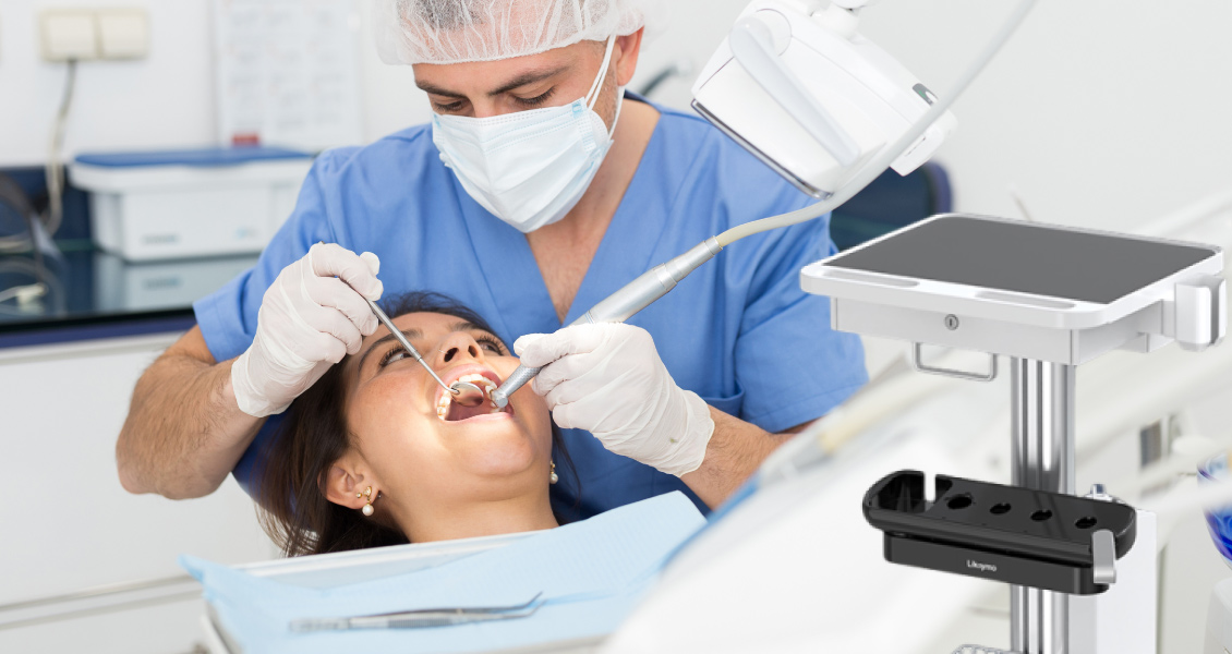 Endodontic Treatment Laptop Workstation Scene Graph